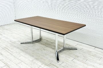 オカムラ ラティオ 中古 幅1800 小型会議テーブル ミーティングテーブル 会議机 中古オフィス家具 1800/900/720の画像