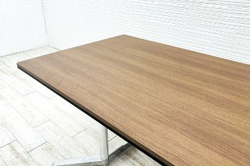 オカムラ ラティオ 中古 幅1800 小型会議テーブル ミーティングテーブル 会議机 中古オフィス家具 1800/900/720の画像