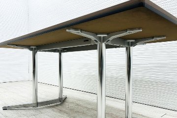 オカムラ ラティオ 中古 幅1800 小型会議テーブル ミーティングテーブル 会議机 中古オフィス家具 1800/900/720の画像