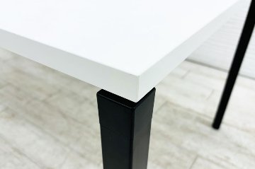 コクヨ ジュート 小型会議テーブル 中古 ミーティングテーブル ホワイト 幅1800 中古オフィス家具 1800/900/720の画像
