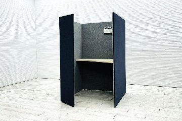 オカムラ ドレープ テトラ OKAMURA drape 中古 ワークブース ブースセット 一人用 パーテーション 中古オフィス家具 1000/1200/1520の画像