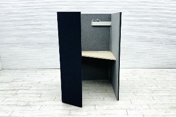 オカムラ ドレープ テトラ OKAMURA drape 中古 ワークブース ブースセット 一人用 パーテーション 中古オフィス家具 1000/1200/1520の画像