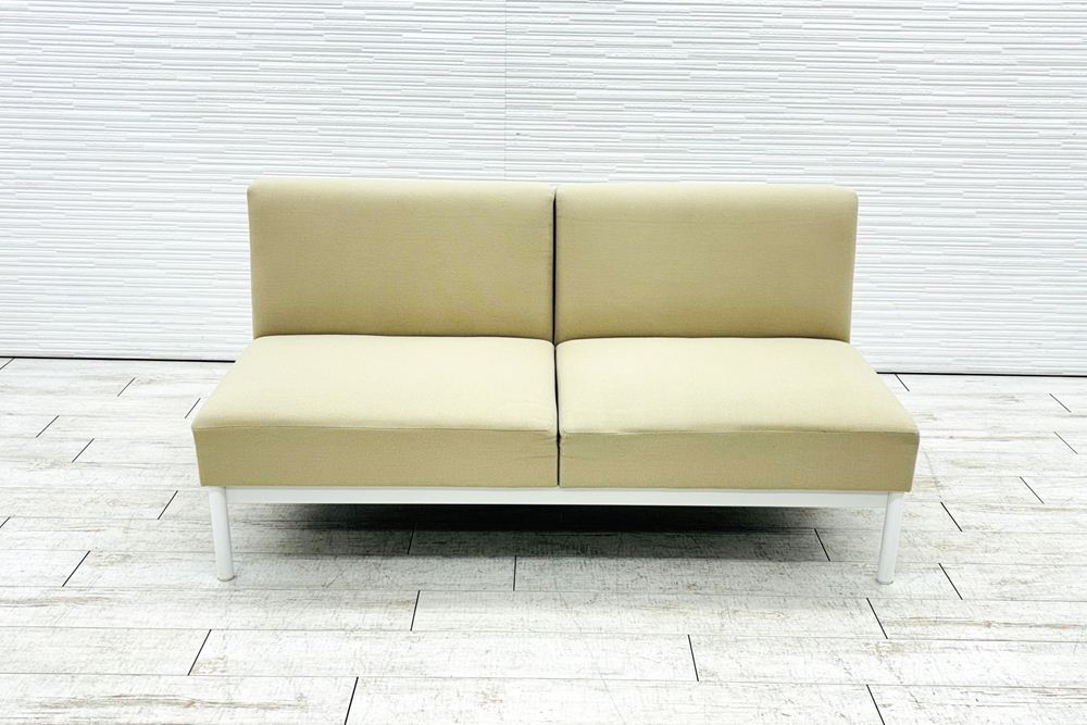 コクヨ コレッソ 2人用ソファ 2人掛け Collesso ラウンジソファー ソファー 中古 2Pソファー 応接家具 応接ソファ 中古オフィス家具 1400/700/690の画像