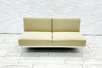 コクヨ コレッソ 2人用ソファ 2人掛け Collesso ラウンジソファー ソファー 中古 2Pソファー 応接家具 応接ソファ 中古オフィス家具 1400/700/690の画像