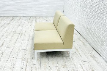 コクヨ コレッソ 2人用ソファ 2人掛け Collesso ラウンジソファー ソファー 中古 2Pソファー 応接家具 応接ソファ 中古オフィス家具 1400/700/690の画像
