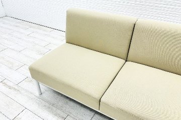コクヨ コレッソ 2人用ソファ 2人掛け Collesso ラウンジソファー ソファー 中古 2Pソファー 応接家具 応接ソファ 中古オフィス家具 1400/700/690の画像