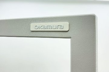 オカムラ コートハンガー GO-DO ゴド キャスター付 ハンガーラック 中古オフィス家具 ホワイト 1200/570/1750の画像