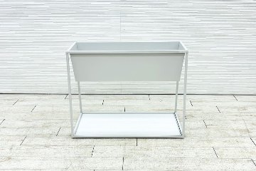 オカムラ 傘立て GO-DO ゴド アンブレラスタンド 中古オフィス家具 ホワイト 900/450/700の画像