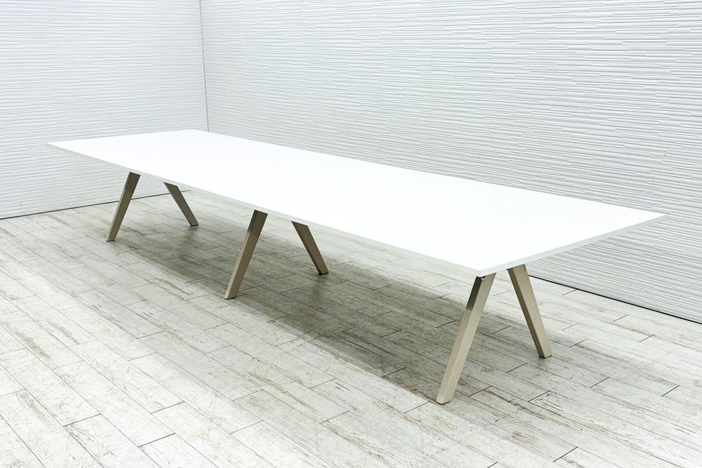 コクヨ デイズオフィス ウッドチルド 中古 会議テーブル ミーティングテーブル 中古オフィス家具 4200/1200/720 の画像