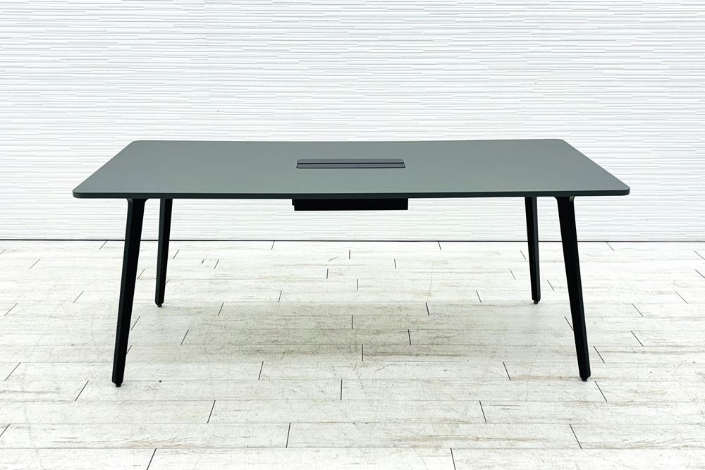 内田洋行 レムナ 会小型議テーブル ミーティングテーブル 中古 幅1800 中古オフィス家具 1800/900/720の画像