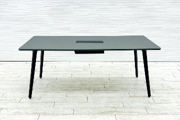 内田洋行 レムナ 会小型議テーブル ミーティングテーブル 中古 幅1800 中古オフィス家具 1800/900/720の画像