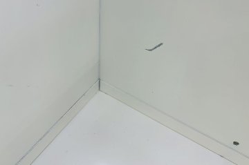 USMハラー 中古 1列3段 USM Haller ドロップダウン エクステンション 中古オフィス家具 ホワイト 770/375/1100 両側パンチング 鍵無の画像