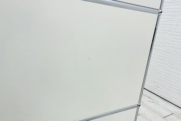USMハラー 中古 1列3段 USM Haller ドロップダウン エクステンション 中古オフィス家具 ホワイト 770/375/1100 両側パンチング 鍵無の画像