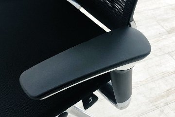 【専用ページ】 12脚セット バロンチェア 中古 2018年製 ブラック 可動肘 ハイバック ポリッシュフレーム 座クッションの画像