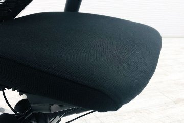 【専用ページ】 12脚セット バロンチェア 中古 2018年製 ブラック 可動肘 ハイバック ポリッシュフレーム 座クッションの画像