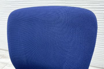 オカムラ スラートチェア 中古 sulato ローバック 肘無チェア 中古オフィス家具 中古オフィスチェア ミディアムブルーの画像