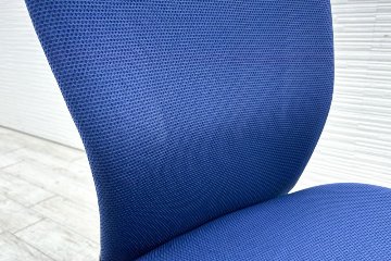 オカムラ スラートチェア 中古 sulato ローバック 肘無チェア 中古オフィス家具 中古オフィスチェア ミディアムブルーの画像