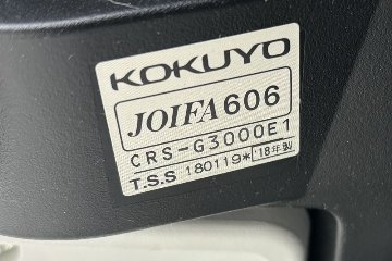 コクヨ デュオラチェア 中古 2018年製 KOKUYO Duora クッション 可動肘 中古オフィス家具 ブルーの画像