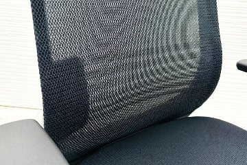 コクヨ シロッコチェア 中古 2017年製 Scirocco(シロッコ)シリーズ 可動肘 KOKUYO 中古オフィス家具 ブラックの画像