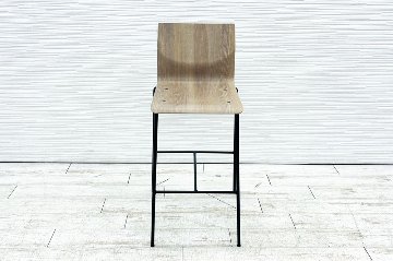 オカムラ スイープチェア 中古 sweep ミーティングチェア ハイチェア 中古オフィス家具 カフェチェア 多目的チェア L409BR-MW71 チョークドエルムの画像