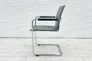 【6脚セット】 オカムラ ドライプンクト ダイアログシリーズ 中古 ミーティングチェア 多目的チェア 8391RD-PB24の画像