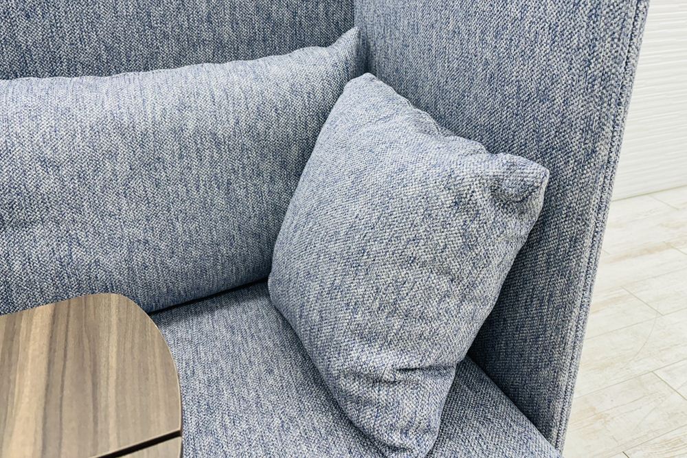 オリバー ブースソファ ワークブース 中古 パーテーション ラウンジソファ 1人用ソファ 中古オフィス家具 920/820/1270の画像