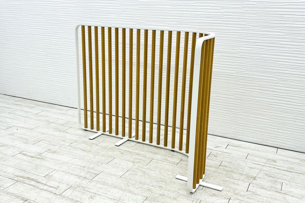 シースルーパーテーション 中古 自立 目隠し 衝立 パーテーション 間仕切り 高1610 1650/800/1610の画像