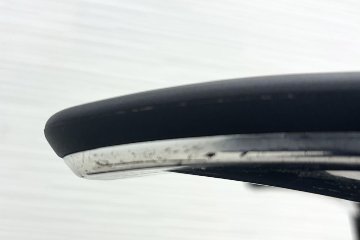 バロンチェア オカムラ 中古 OKAMURA Baron 中古オフィス家具 ポリッシュフレーム メッシュ ハイバック ランバーサポート ブラックの画像