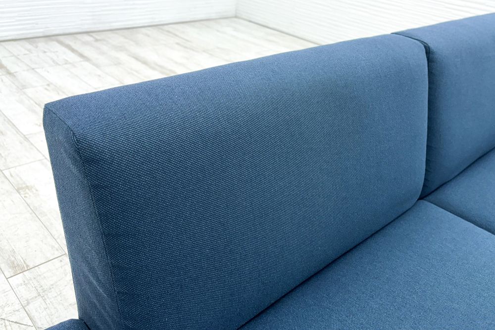 コクヨ コレッソ Collesso 中古 オフィスラウンジ 応接ソファー ラウンジソファ ラウンジチェア ソファー 中古オフィス家具 ブルー2800/2100/1000の画像