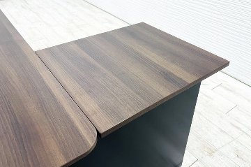 オカムラ プリシード PRECEDE L型デスク 中古 ワゴン付き エグゼクティブデスク 高級デスク 中古オフィス家具の画像