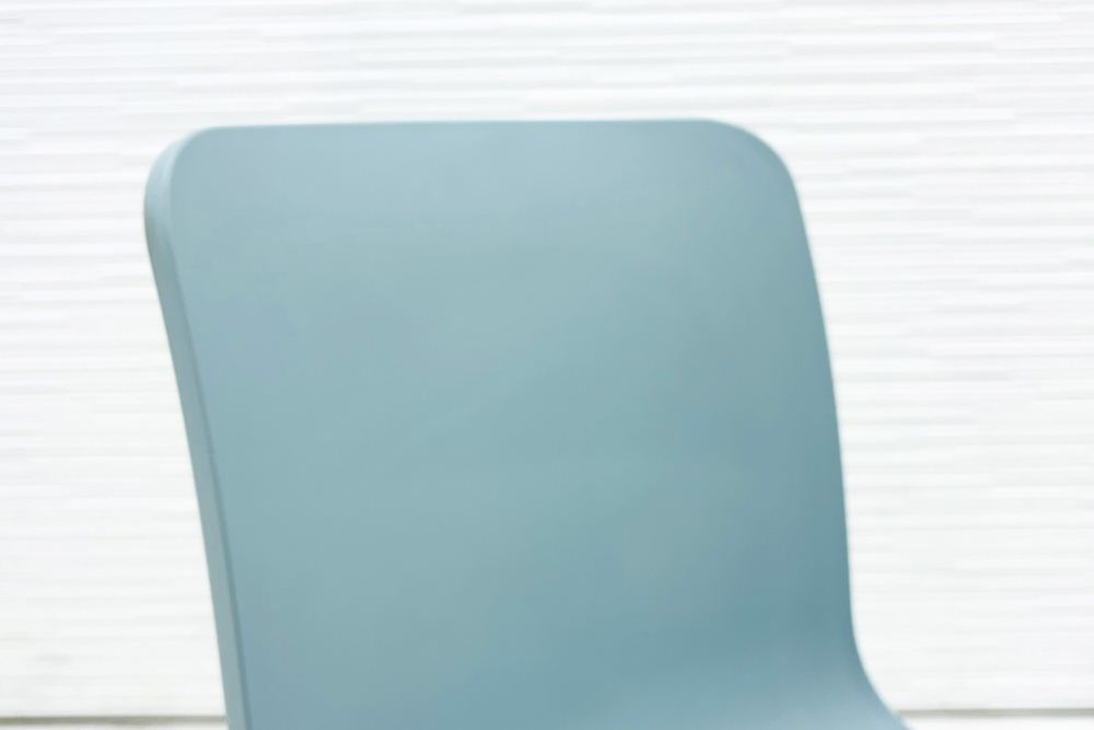 Vitra ヴィトラ HALウッド 中古 ミーティングチェア ダイニングチェア ジャスパー・モリソン アイスグレーの画像