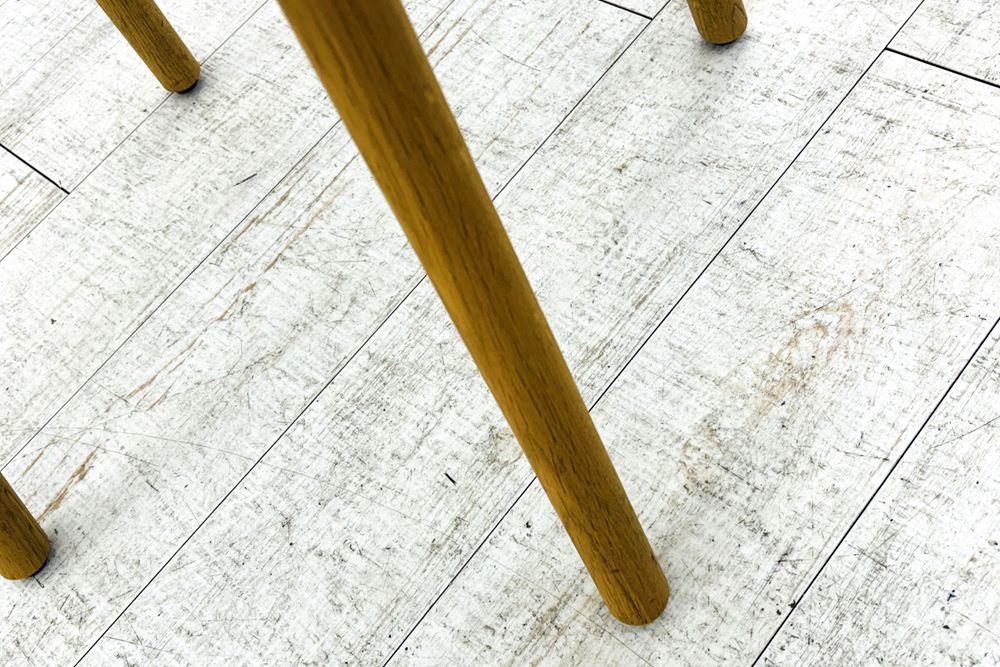 Vitra ヴィトラ HALウッド 中古 ミーティングチェア ダイニングチェア ジャスパー・モリソン アイスグレーの画像