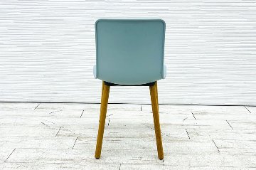Vitra ヴィトラ HALウッド 中古 ミーティングチェア ダイニングチェア ジャスパー・モリソン アイスグレーの画像