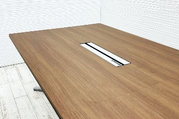 オカムラ ラティオ 中古 幅3200 RATIO大型会議テーブル ミーティングテーブル 中古オフィス家具 3200/1200/720の画像