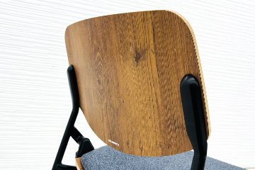 オカムラ ライブス ネスティングチェア 中古 Lives Nesting Chair ミーティングチェア 会議椅子 中古オフィス家具 インディゴの画像