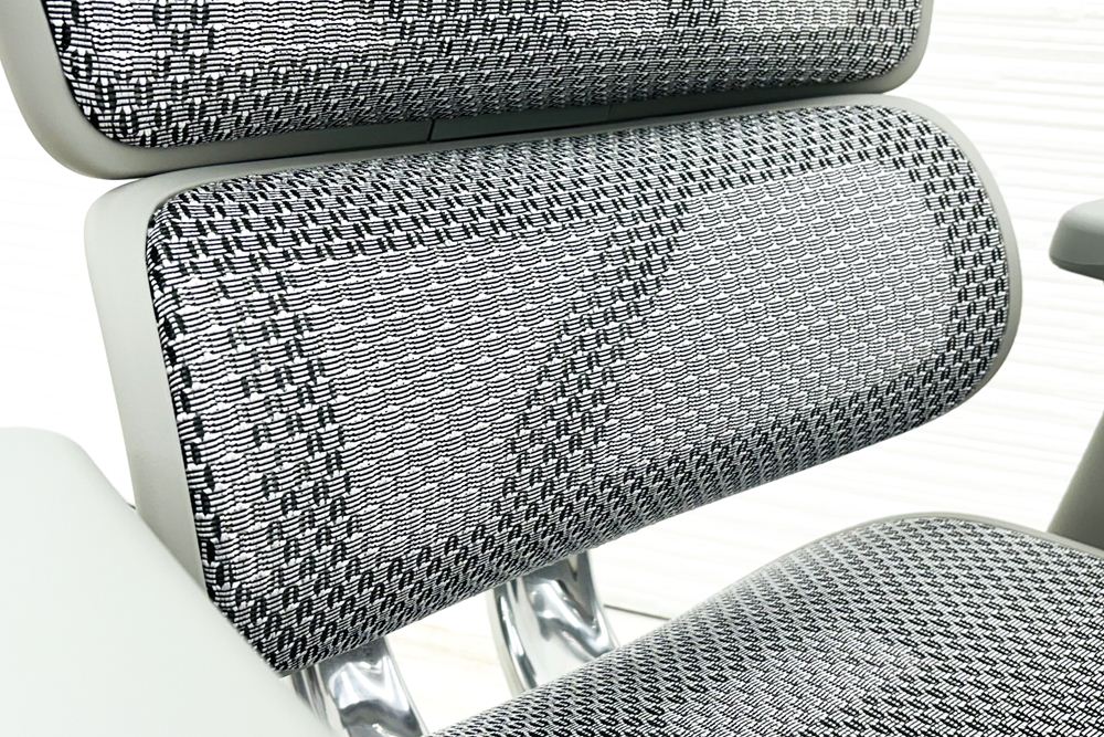 【未使用品】 自社保証有 エルゴヒューマンプロ2 オットマン 中古 ergohuman PRO2 Ottoman 中古オフィス家具 GYフレーム ホワイトメッシュ メモリーロッキング付の画像