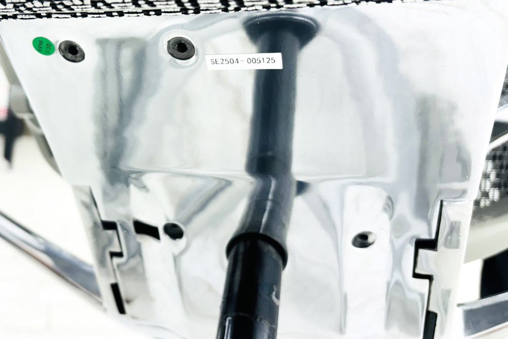 【未使用品】 自社保証有 エルゴヒューマンプロ2 オットマン 中古 ergohuman PRO2 Ottoman 中古オフィス家具 GYフレーム ホワイトメッシュ メモリーロッキング付の画像