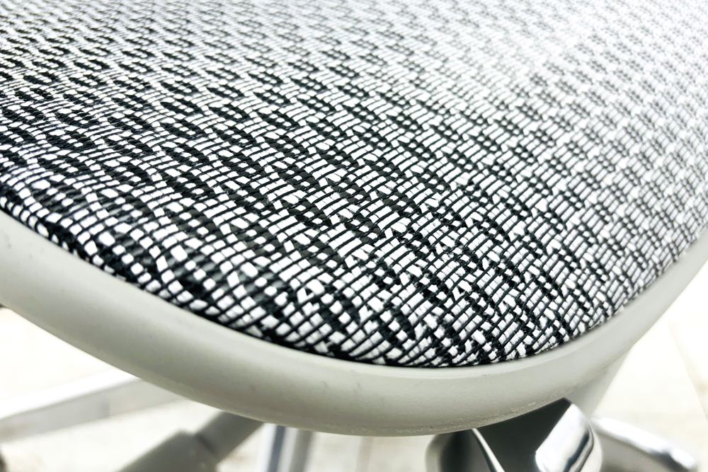 【未使用品】 自社保証有 エルゴヒューマンプロ2 オットマン 中古 ergohuman PRO2 Ottoman 中古オフィス家具 GYフレーム ホワイトメッシュ メモリーロッキング付の画像