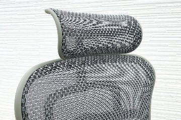 【未使用品】 自社保証有 エルゴヒューマンプロ2 オットマン 中古 ergohuman PRO2 Ottoman 中古オフィス家具 GYフレーム ホワイトメッシュ メモリーロッキング付の画像