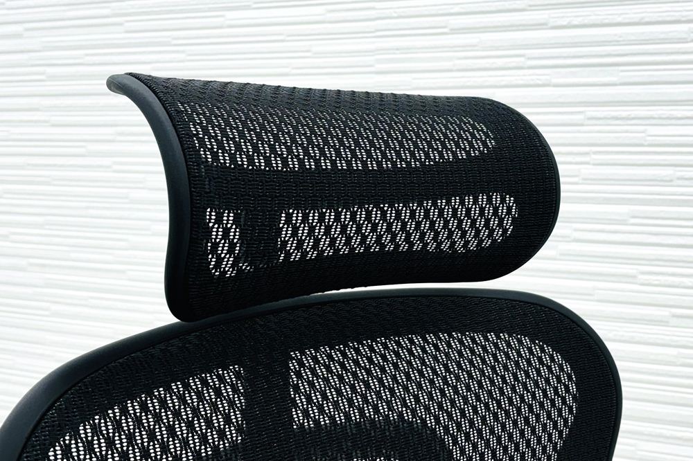 【未使用品】 自社保証有 エルゴヒューマンプロ2 オットマン 中古 ergohuman PRO2 Ottoman 中古オフィス家具 BKフレーム ブラック メモリーロッキング付の画像