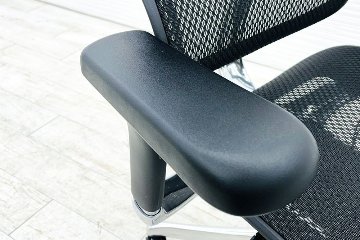 【未使用品】 自社保証有 エルゴヒューマンプロ2 オットマン 中古 ergohuman PRO2 Ottoman 中古オフィス家具 BKフレーム ブラック メモリーロッキング付の画像