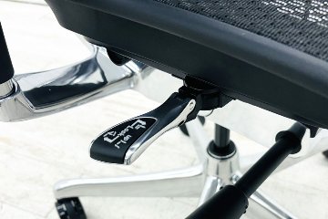 【未使用品】 自社保証有 エルゴヒューマンプロ2 オットマン 中古 ergohuman PRO2 Ottoman 中古オフィス家具 BKフレーム ブラック メモリーロッキング付の画像