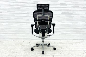 【未使用品】 自社保証有 エルゴヒューマンプロ2 オットマン 中古 ergohuman PRO2 Ottoman 中古オフィス家具 BKフレーム ブラック メモリーロッキング付の画像