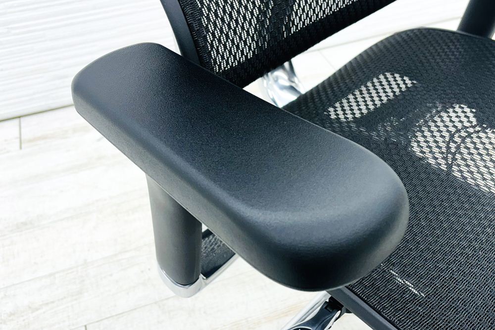 【未使用品】 自社保証有 エルゴヒューマンプロ2 中古 ergohuman PRO2 中古オフィス家具 BKフレーム ブラック メモリーロッキング付の画像