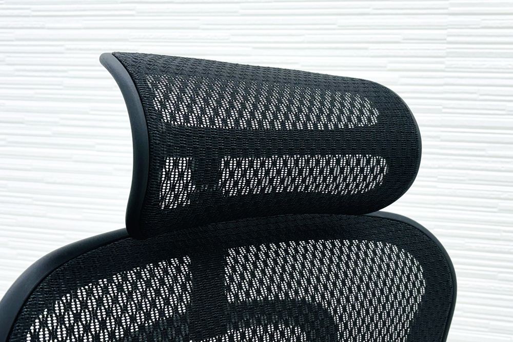 【未使用品】 自社保証有 エルゴヒューマンプロ2 中古 ergohuman PRO2 中古オフィス家具 BKフレーム ブラック メモリーロッキング付の画像