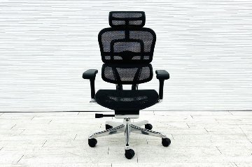 【未使用品】 自社保証有 エルゴヒューマンプロ2 中古 ergohuman PRO2 中古オフィス家具 BKフレーム ブラック メモリーロッキング付の画像