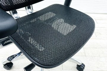 【未使用品】 自社保証有 エルゴヒューマンプロ2 中古 ergohuman PRO2 中古オフィス家具 BKフレーム ブラック メモリーロッキング付の画像