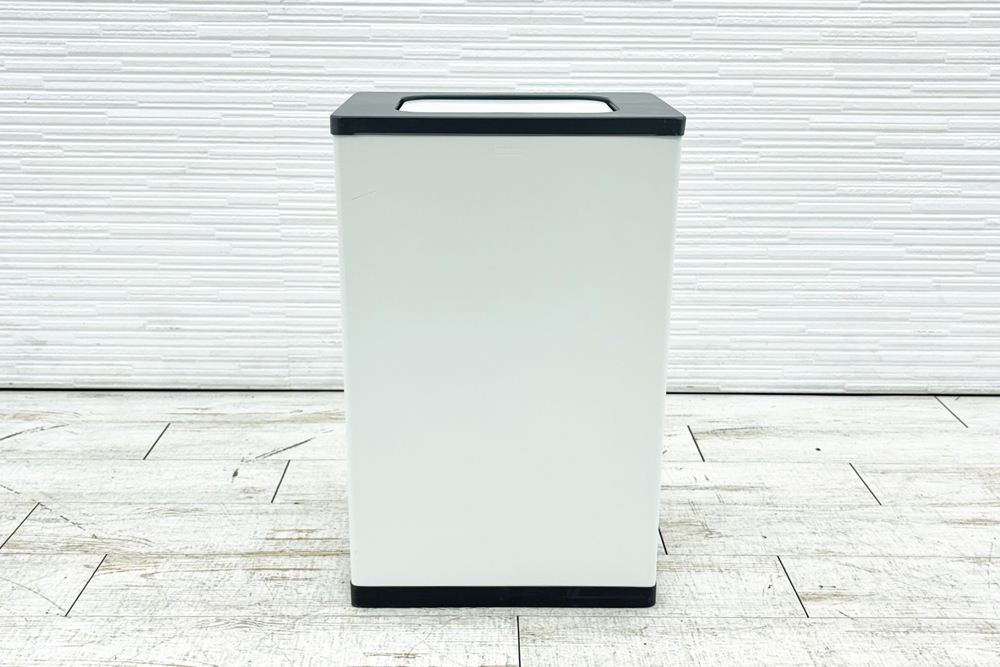 クズ入れ ゴミ箱 ダストボックス 中古 コクヨ 中古オフィス家具 スチールタイプ 回転ブタ 回転フタ 380/265/595の画像