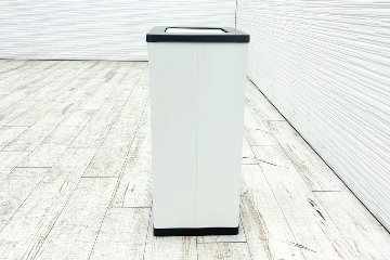 クズ入れ ゴミ箱 ダストボックス 中古 コクヨ 中古オフィス家具 スチールタイプ 回転ブタ 回転フタ 380/265/595の画像