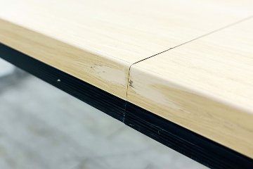 オカムラ ラティオ 中古 幅3600 大型会議テーブル ミーティングテーブル 会議机 四角天板 中古オフィス家具 3600/1200/720の画像